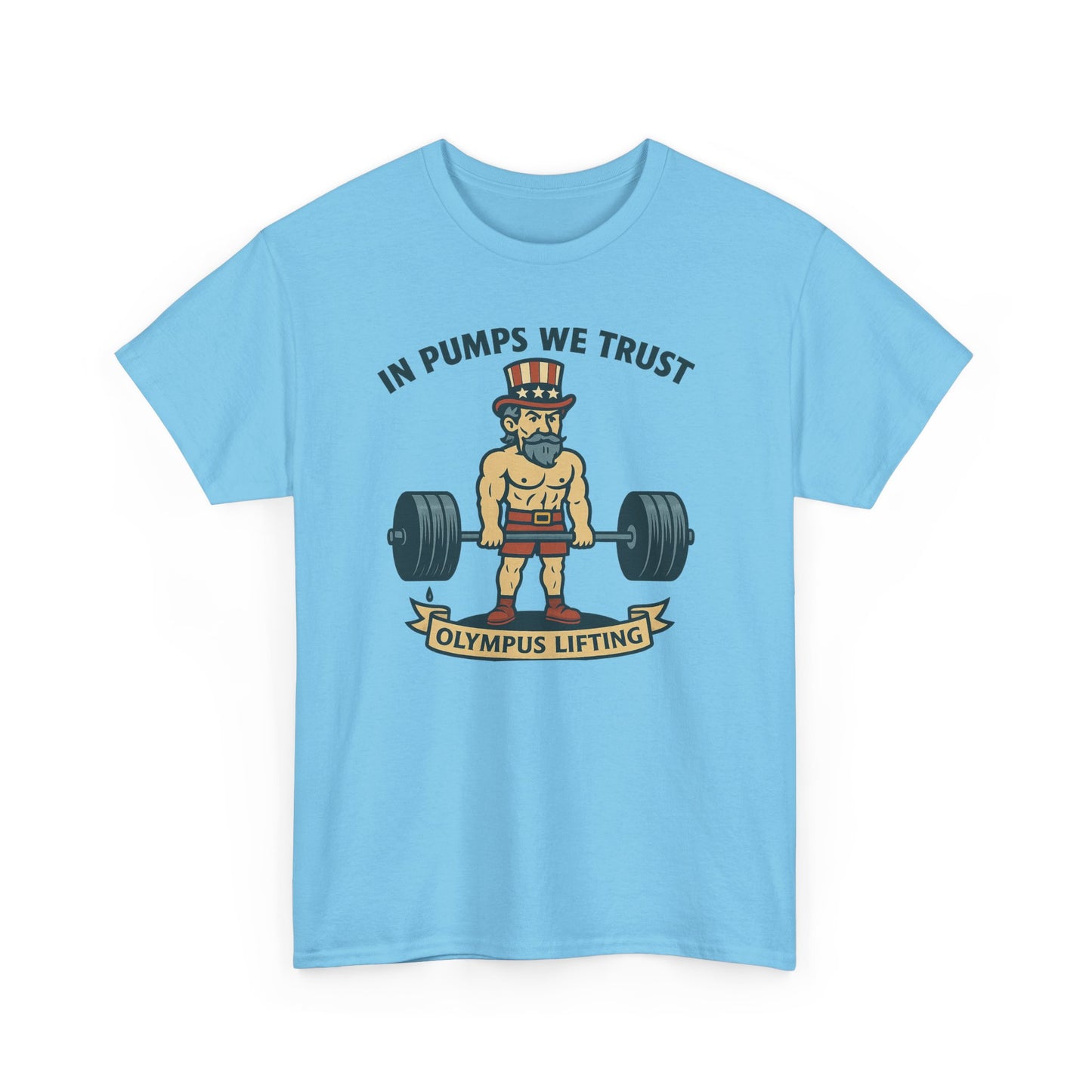 In Pumps We Trust – Uncle Sam Lifter Tee
