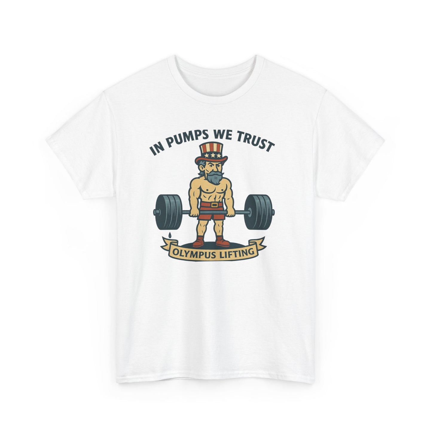 In Pumps We Trust – Uncle Sam Lifter Tee