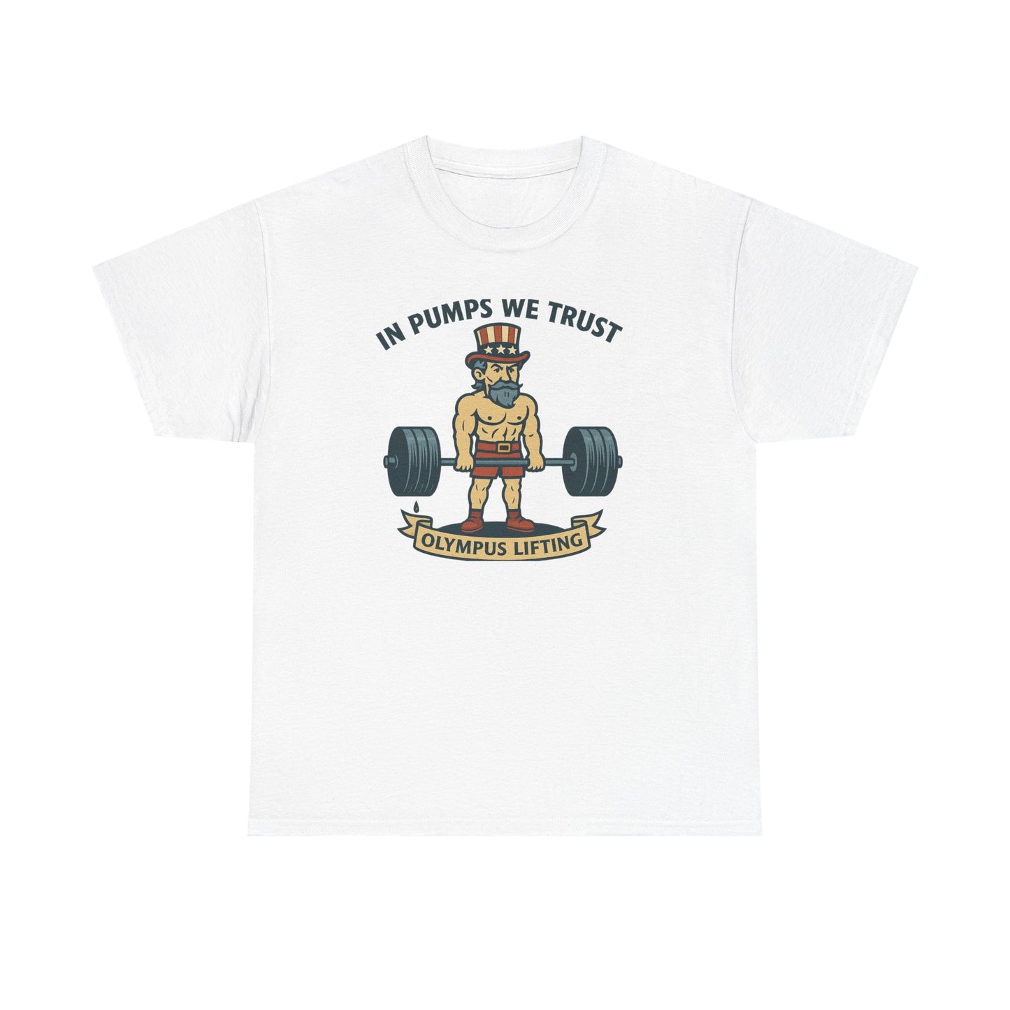 In Pumps We Trust – Uncle Sam Lifter Tee