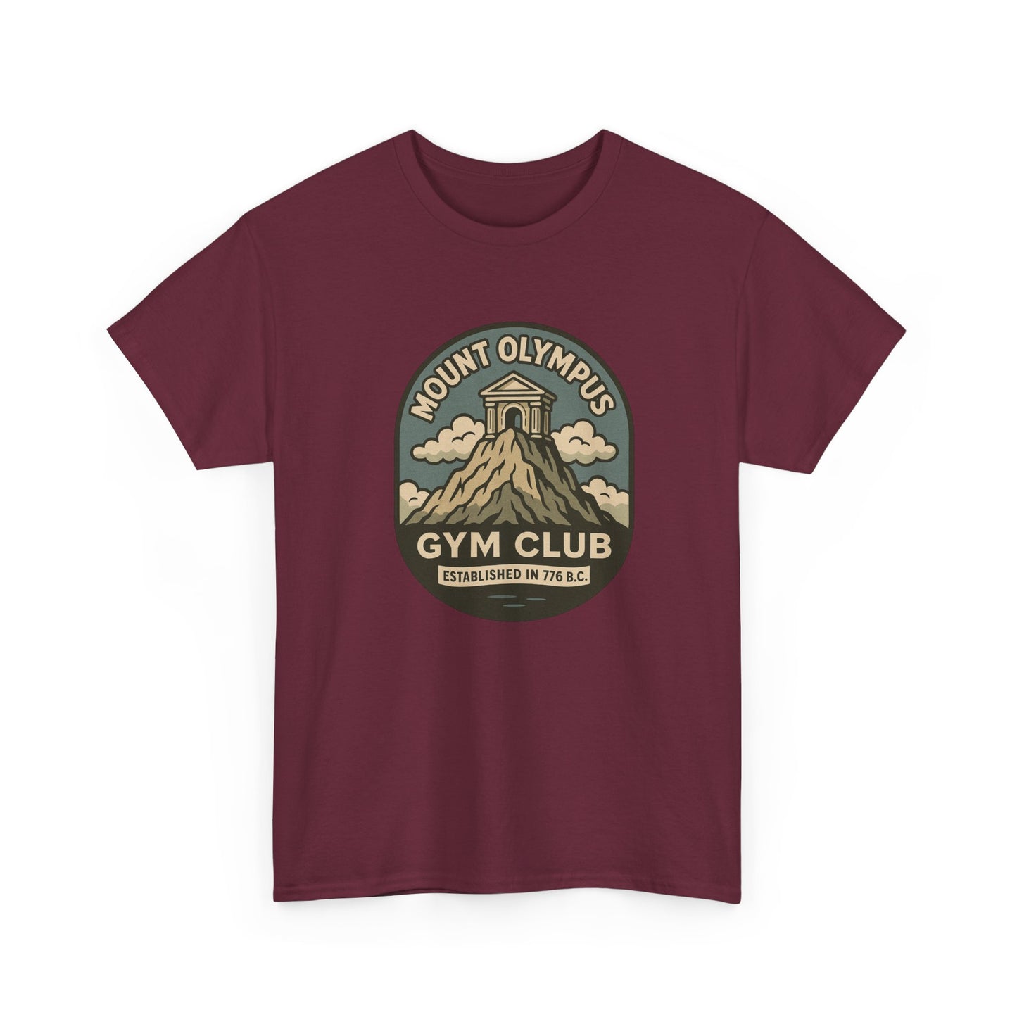 Mount Olympus Gym Club – Vintage Emblem Tee