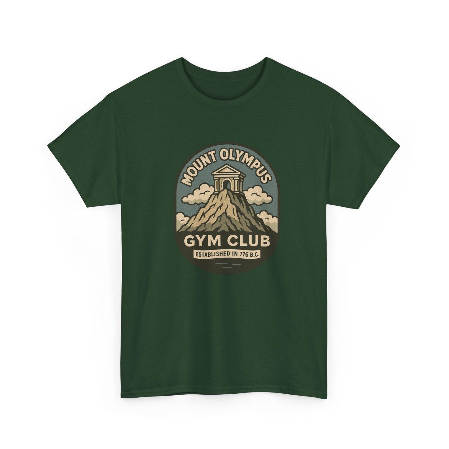 Mount Olympus Gym Club – Vintage Emblem Tee