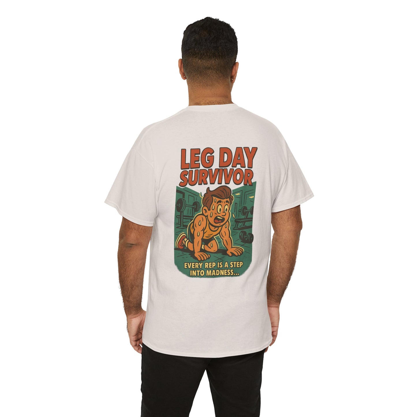 Leg Day Survivor Vintage Gym T-shirt