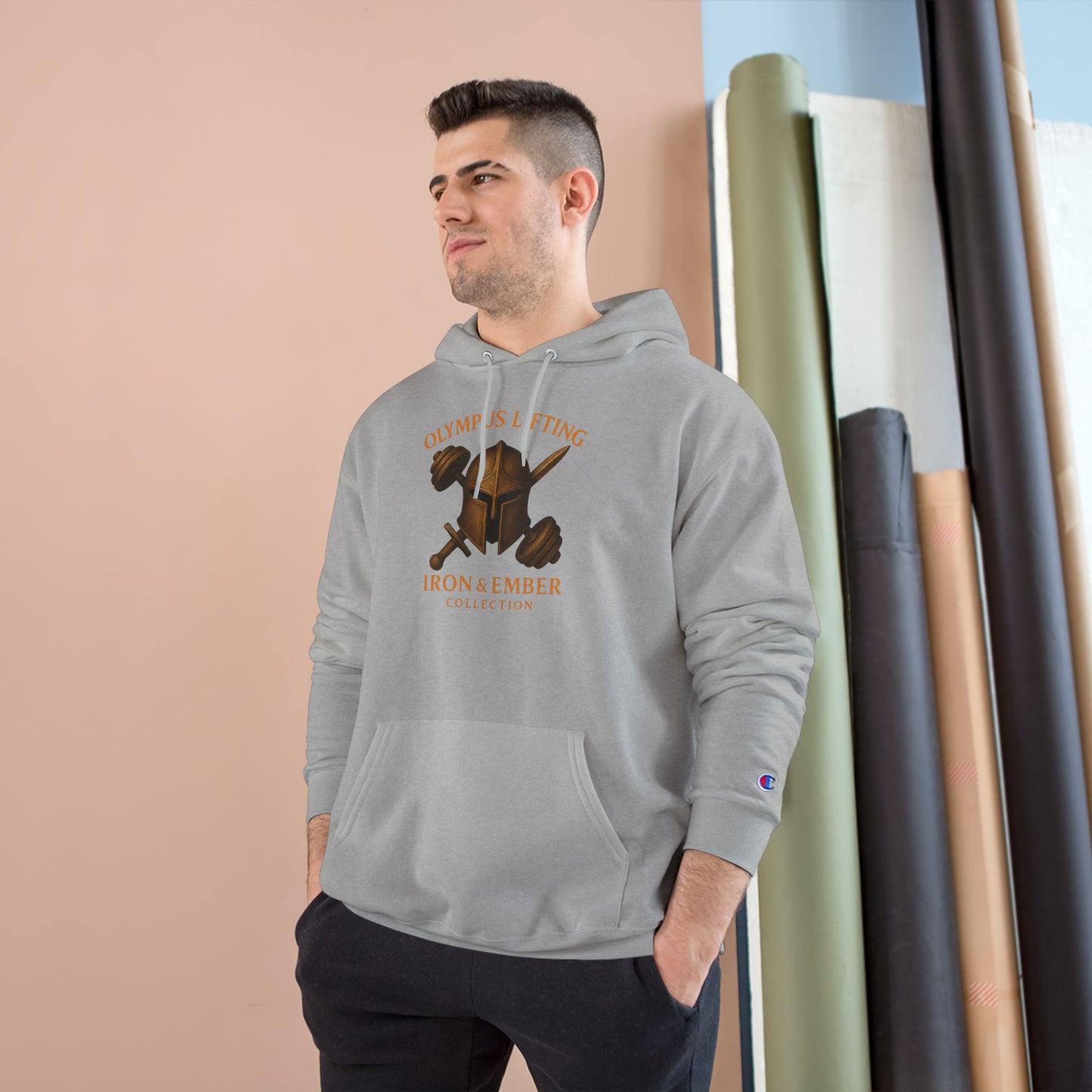 Iron & Ember – Champion Hoodie Edition