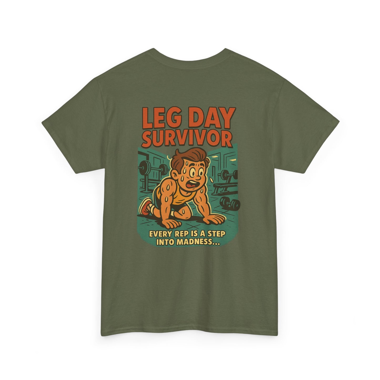 Leg Day Survivor Vintage Gym T-shirt