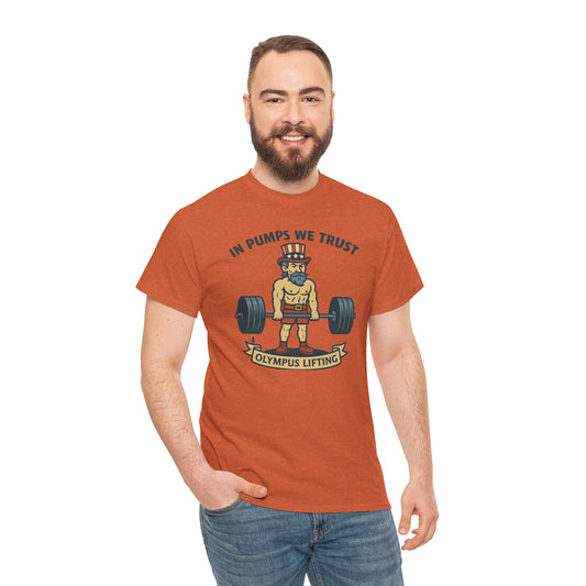 In Pumps We Trust – Uncle Sam Lifter Tee