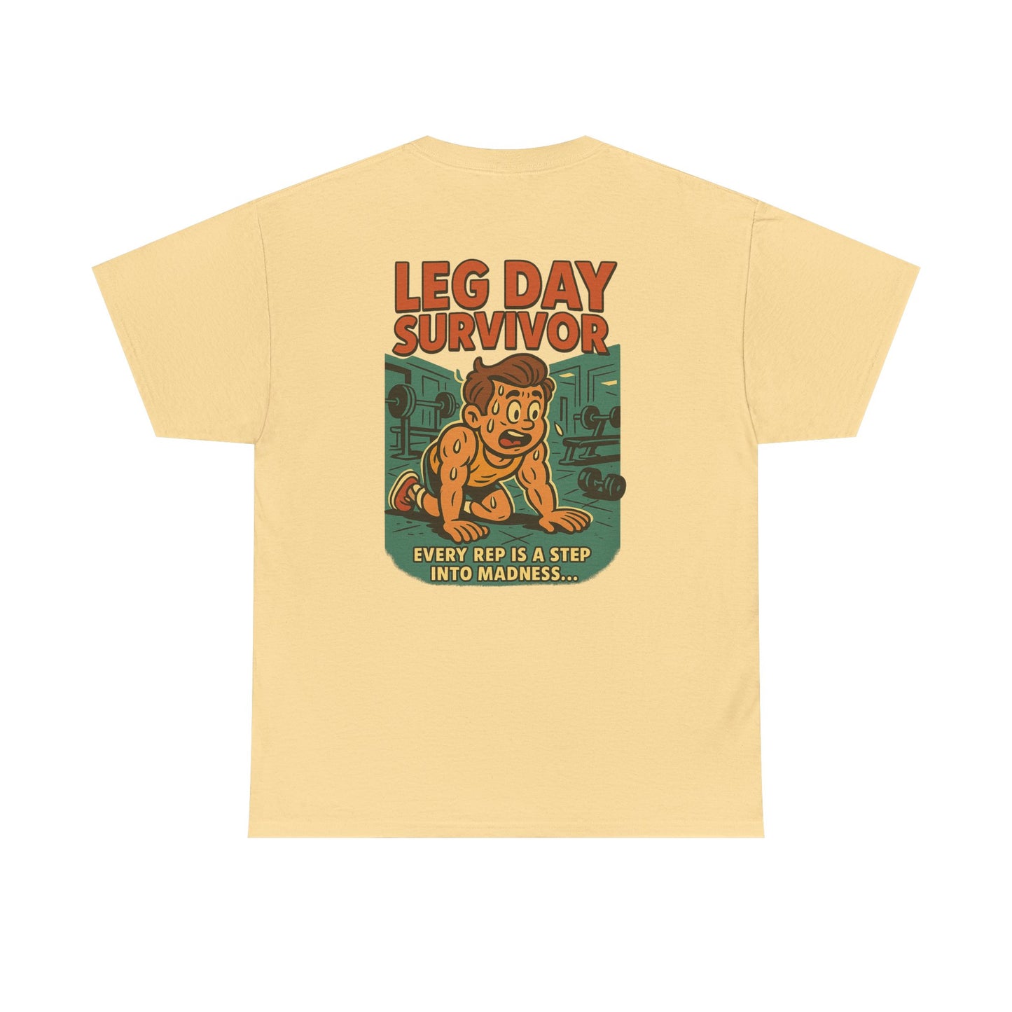 Leg Day Survivor Vintage Gym T-shirt