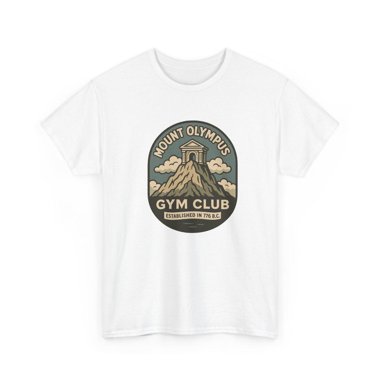 Mount Olympus Gym Club – Vintage Emblem Tee