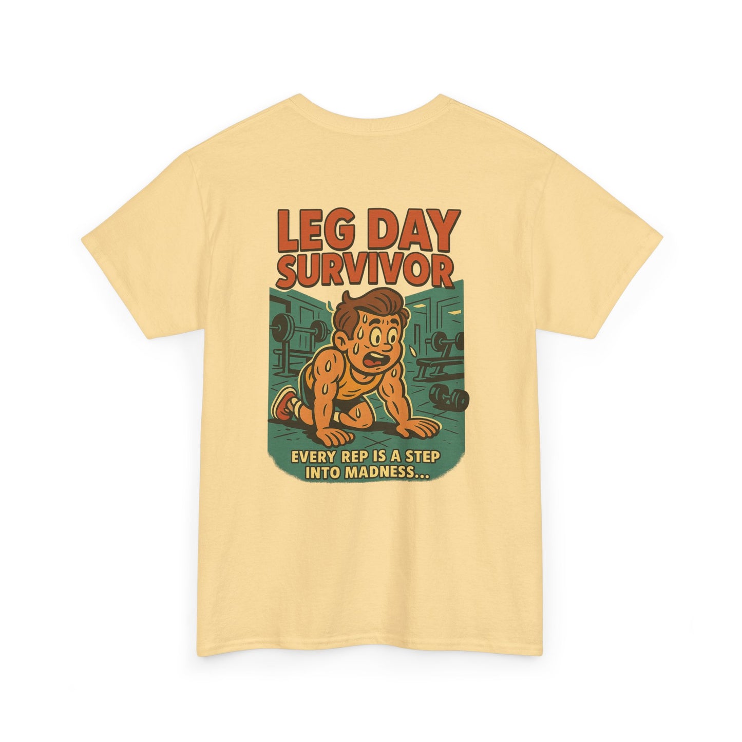 Leg Day Survivor Vintage Gym T-shirt