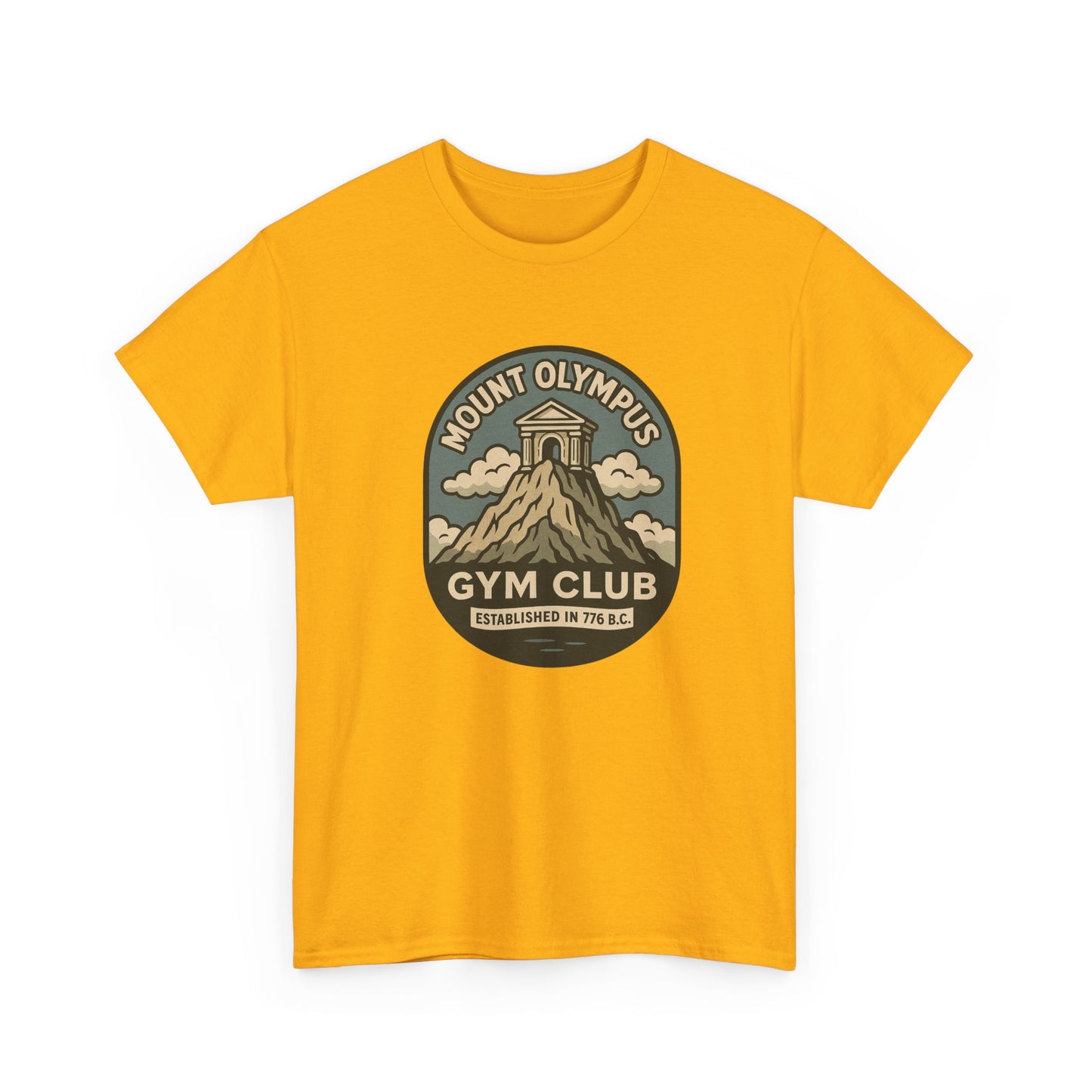 Mount Olympus Gym Club – Vintage Emblem Tee
