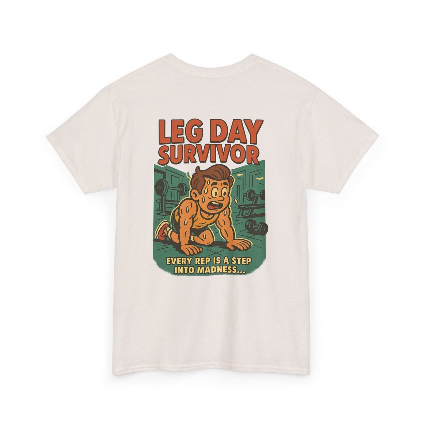 Leg Day Survivor Vintage Gym T-shirt