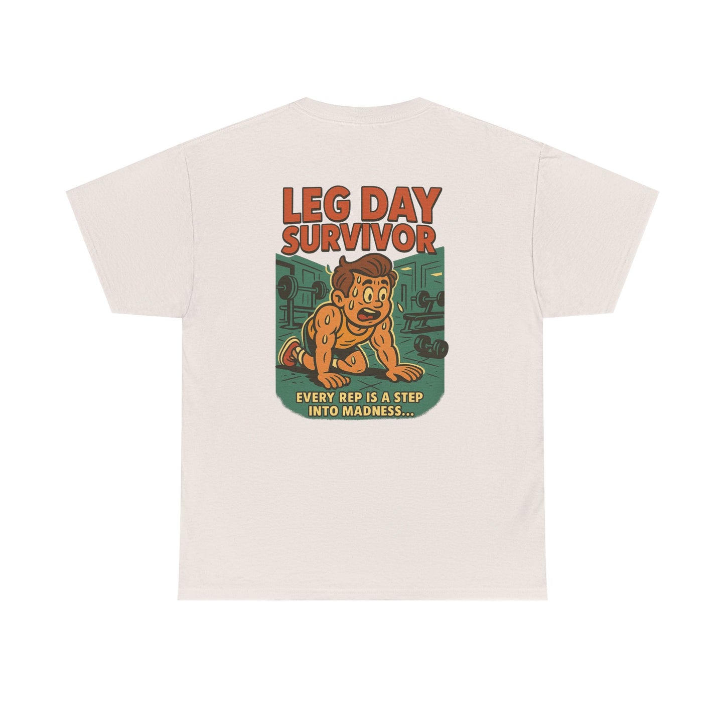 Leg Day Survivor Vintage Gym T-shirt